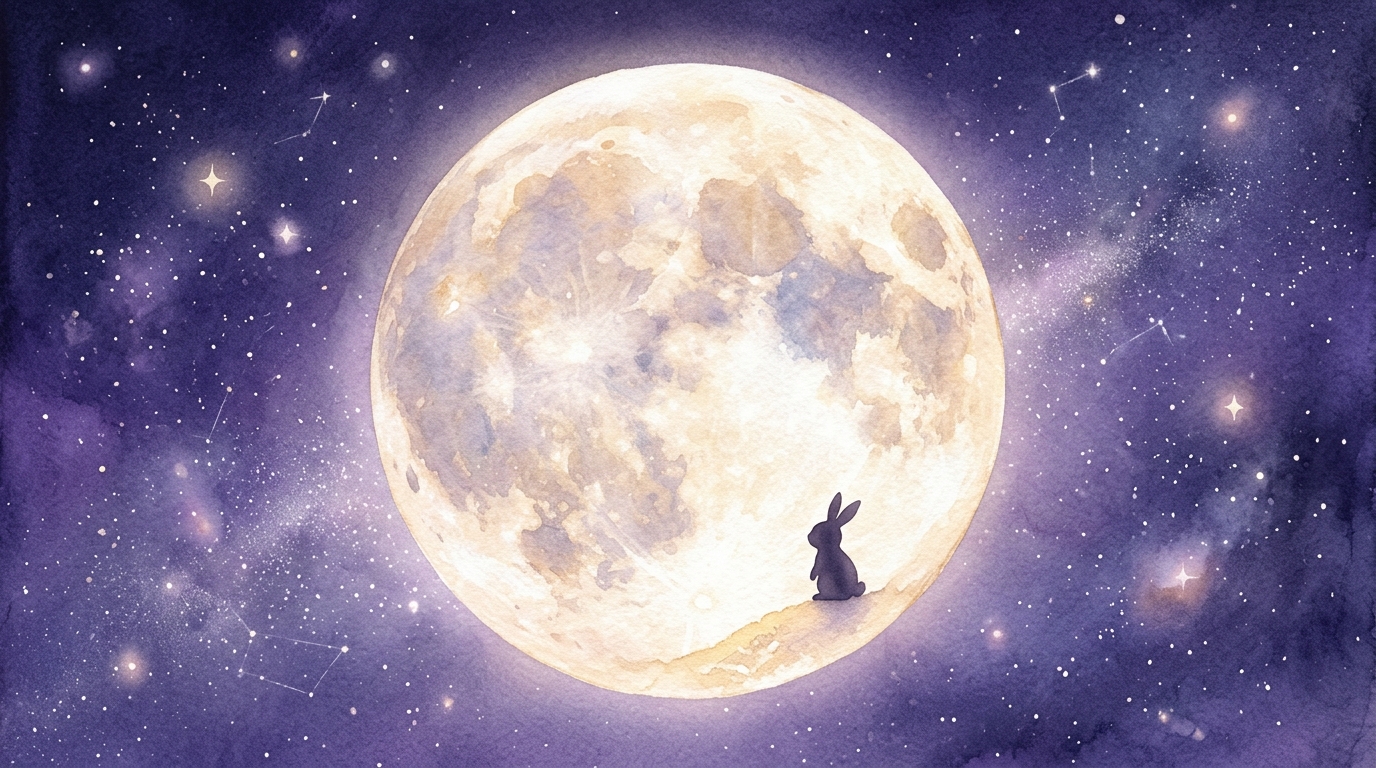 The Moon Rabbit's Eyes